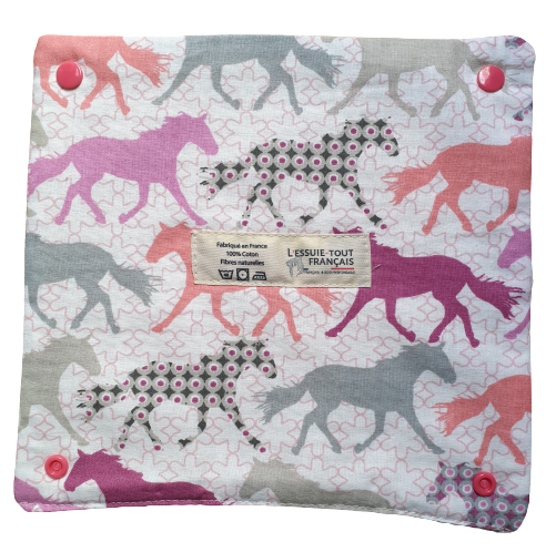 Couverture à Capuche Pour Enfants - Taille S/M/L, Motif Cheval De Course - Flanelle Douce, Avec Poche - Pour Intérieur/extérieur